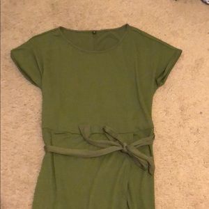 Size medium forest green long dress